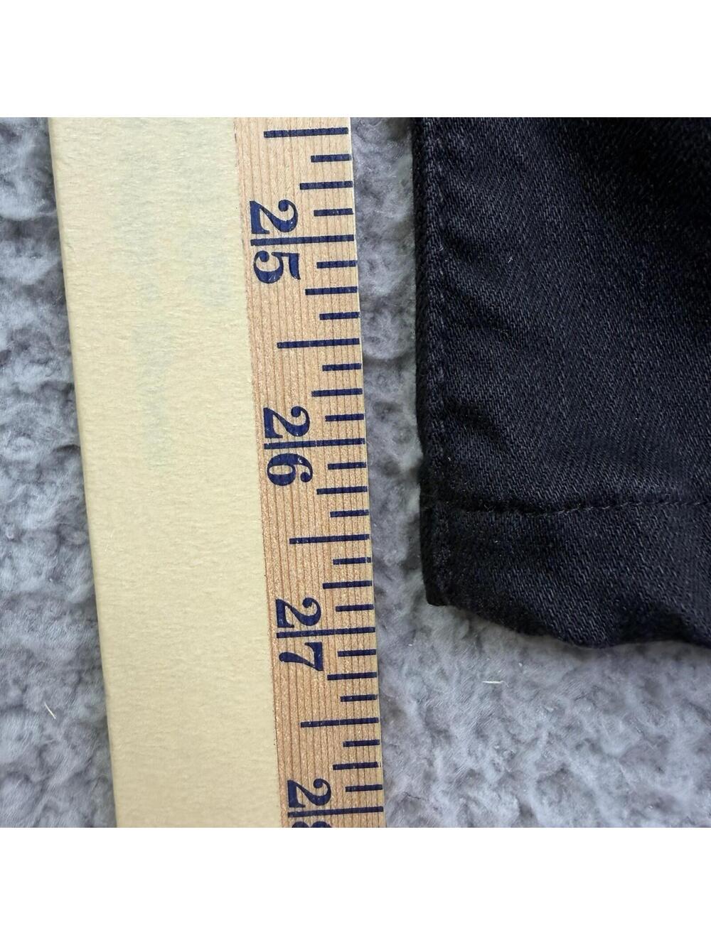 Mother The Looker Not Guilty Black Jeans Sz 28 x 27 Slim Ankle Stretch - Picture 9 of 15